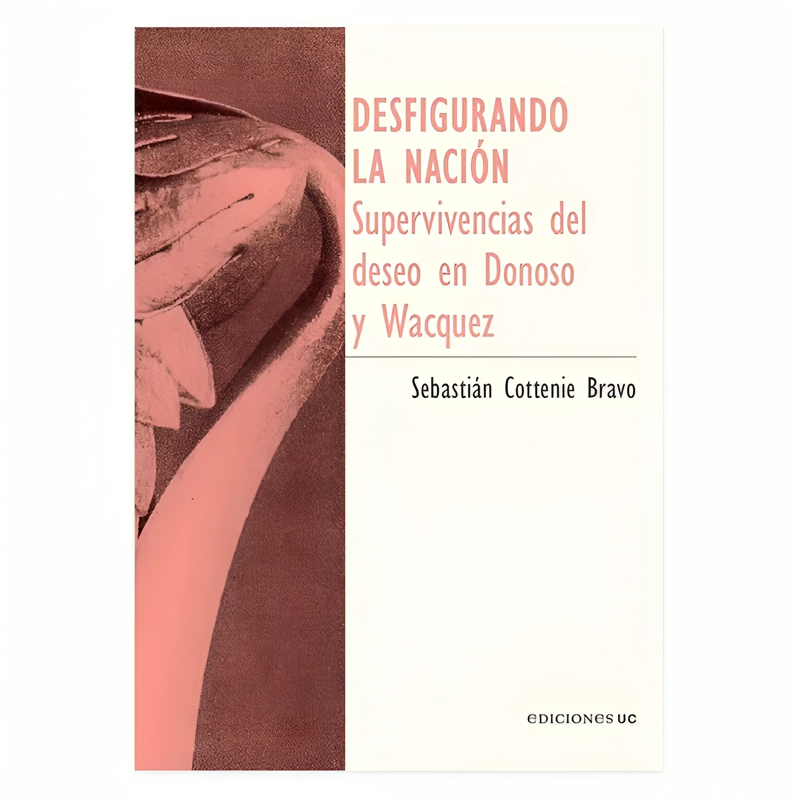 LIBRO DESFIGURANDO LA NACION / SEBASTIAN COTTENIE BRAVO / EDICIONES UC - 1