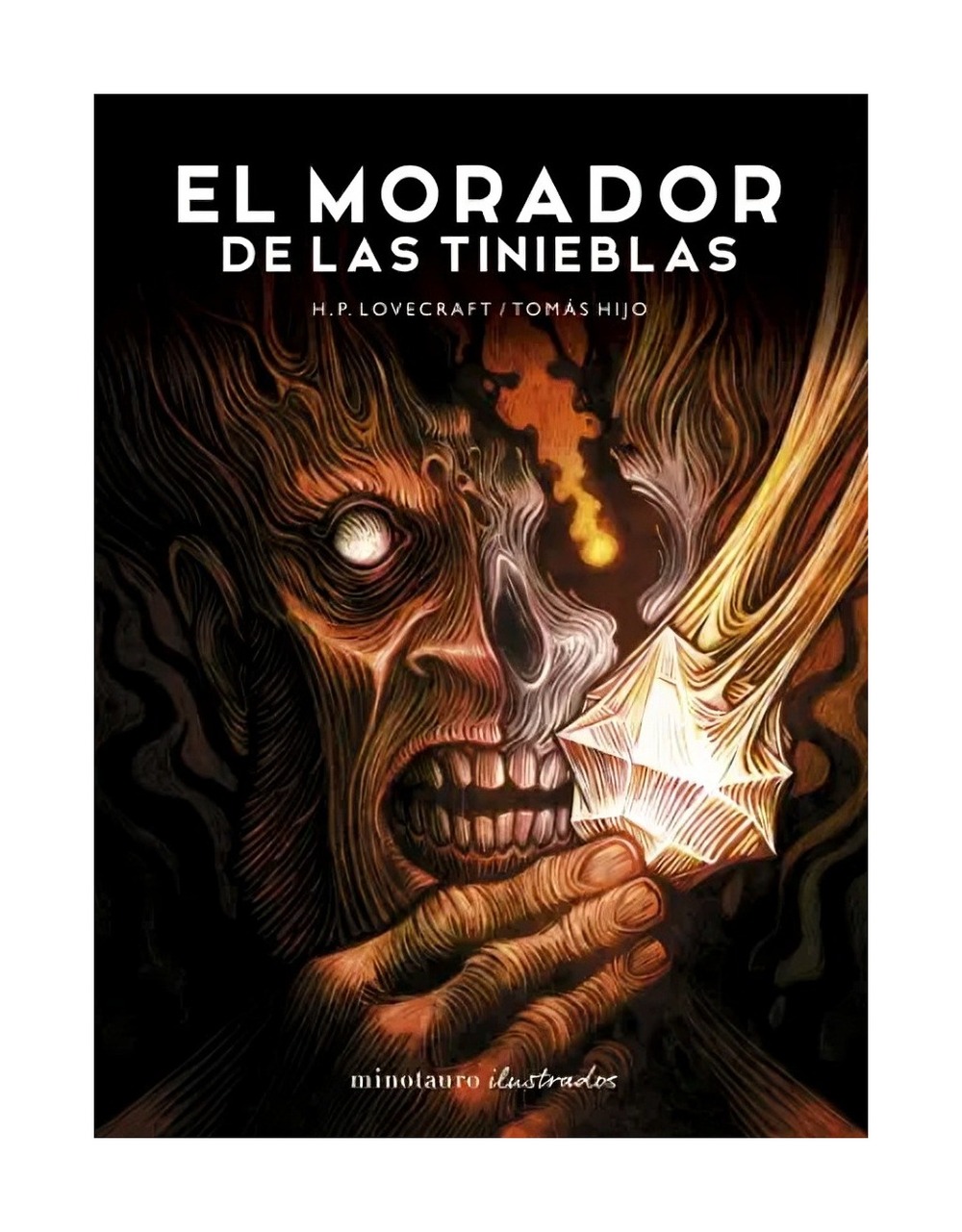LIBRO EL MORADOR DE LAS TINIEBLAS, DE H.P. LOVECRAFT. ILUSTRADA POR TOMAS HIJO - 1