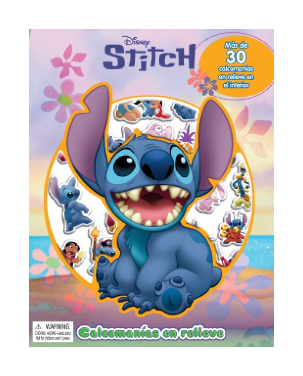 LIBRO DISNEY STITCH CALCOMANIAS EN RELIEVE / DISNEY STITCH CALCOMANIAS EN RELIE - 1