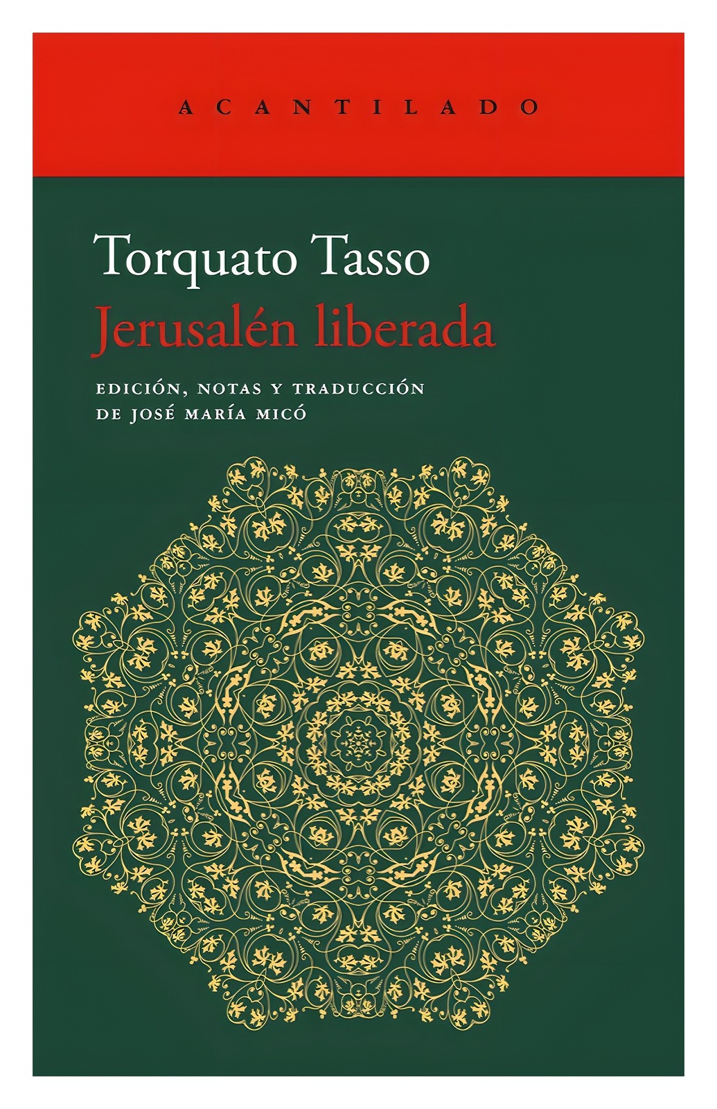 LIBRO JERUSALEN LIBERADA / AUTOR PROVISIONAL / ACANTILADO - 1