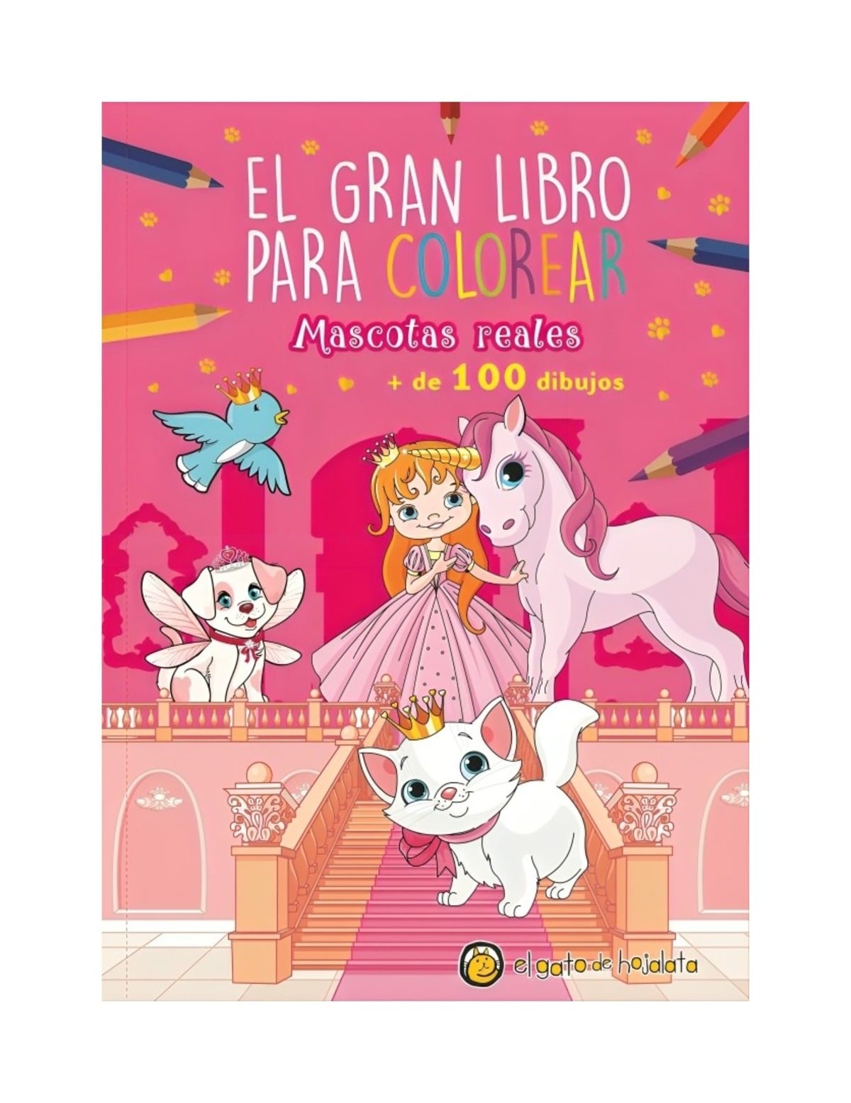 LIBRO E GRAN LIBRO PARA COLOREAR MASCOTAS REA / EL GATO DE HOJALATA / - 1