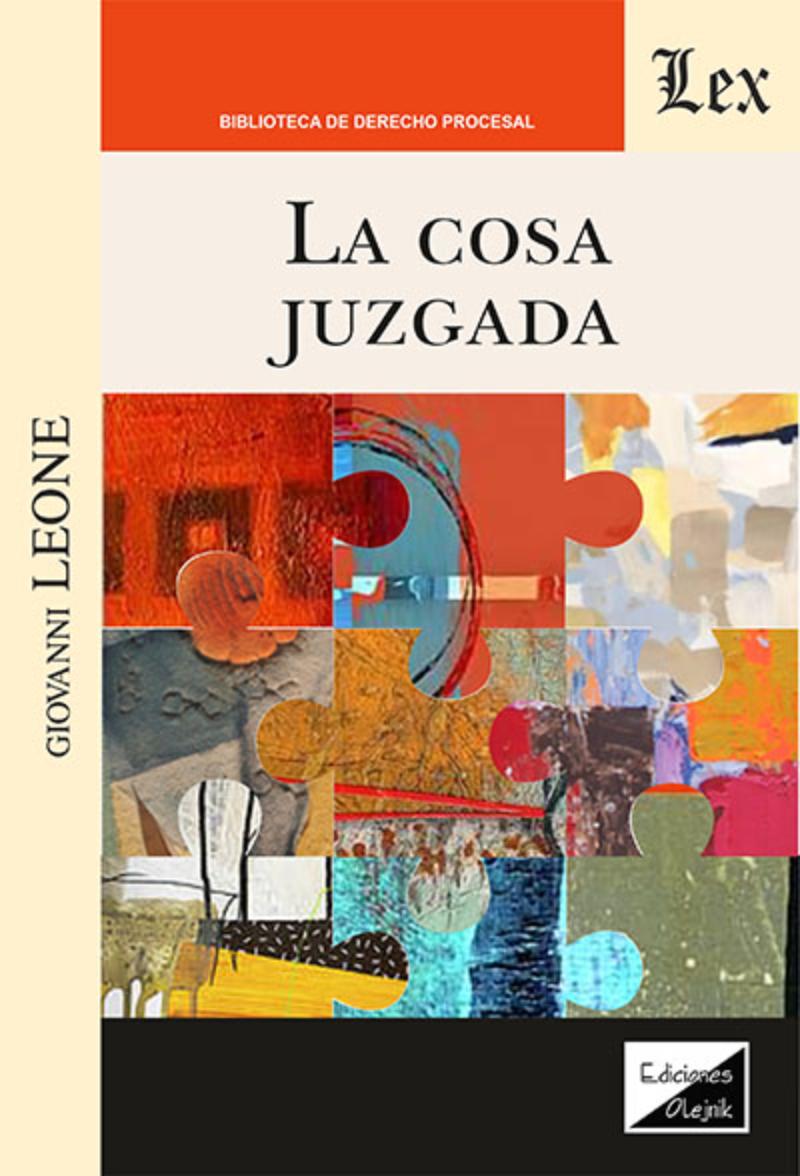 LIBRO COSA JUZGADA, LA / GIOVANNI LEONE / OLEJNIK EDICIONES - 1