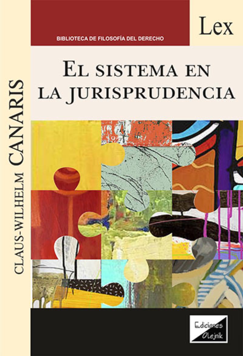 LIBRO SISTEMA EN LA JURISPRDENCIA, EL / CLAUS-WILHELM CANARIS / OLEJNIK EDICION - 1