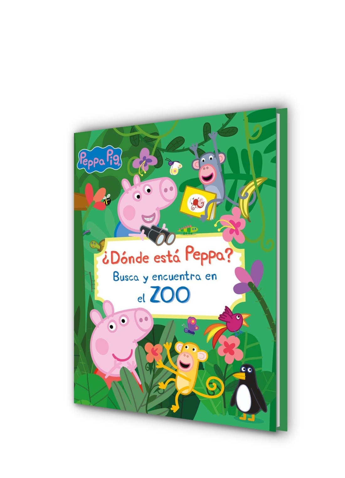 LIBRO ¿DONDE ESTA PEPPA? BUSCA Y ENCUENTRA EN EL ZOO / HASBRO / BEASCOA - 1