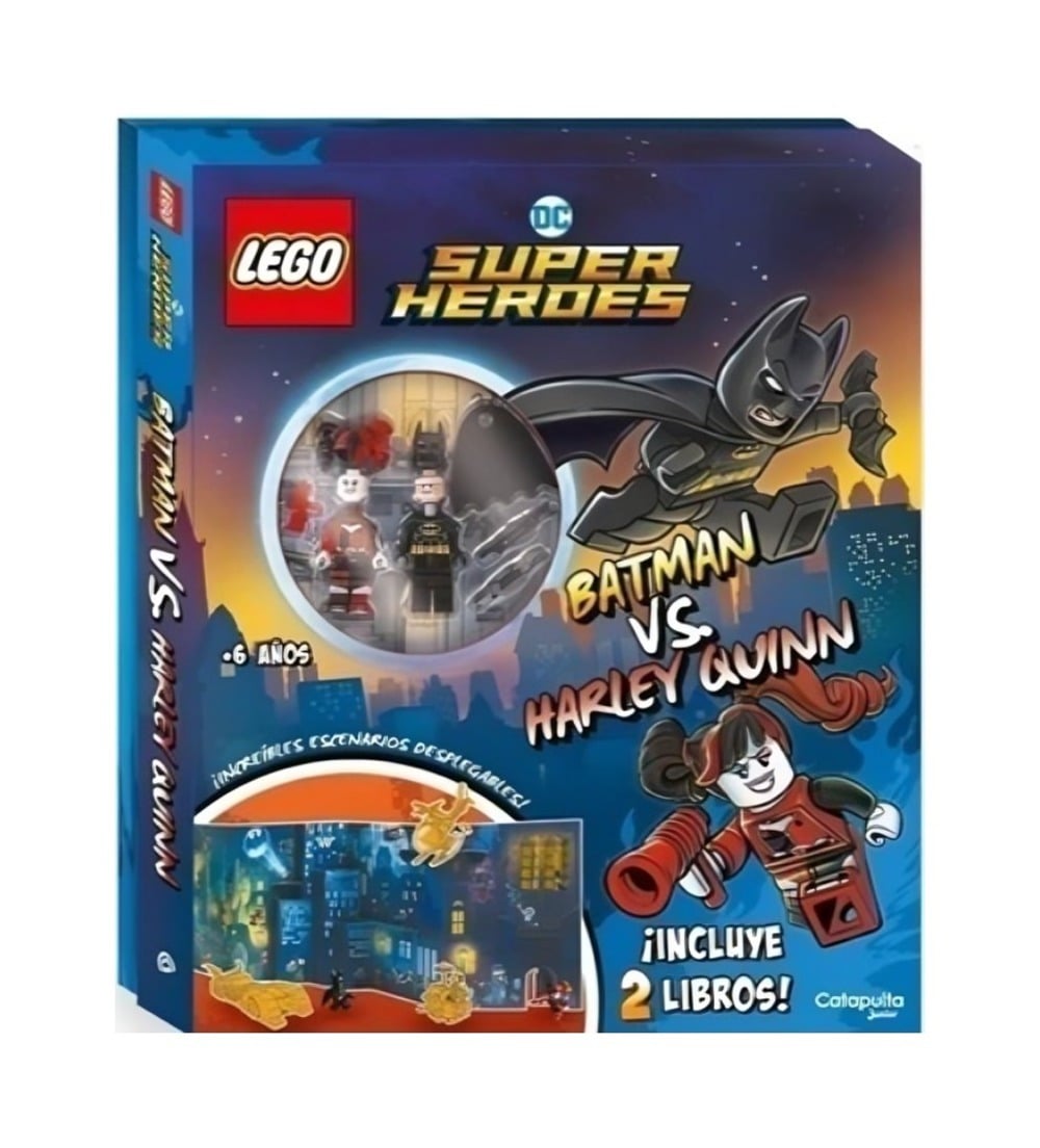 LIBRO LEGO LANDSCAPE: BATMAN VS. HARLEY QUINN / CATAPULTA EDITORES / CATAPULTA - 1