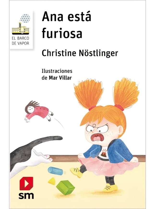 LIBRO ANA ESTA FURIOSA / CHRISTINE NOSTINGLER / EDICIONES SM - 1