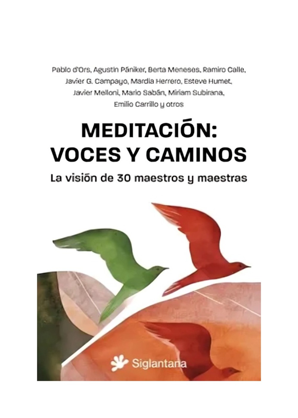MEDITACION: VOCES Y CAMINOS - PBLO D`ORS; AUTORES VS - 1