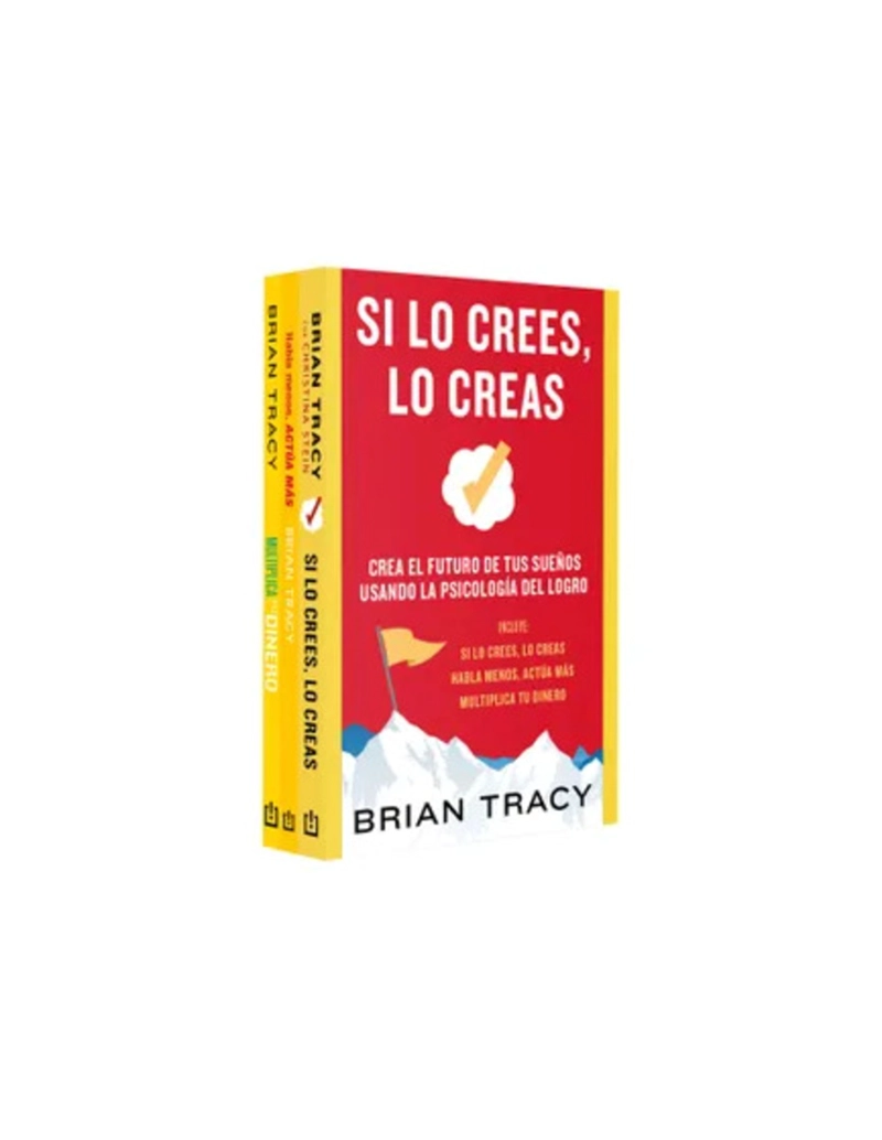 PACK BRIAN TRACY (CONTIENE: SI LO CREES LO CREAS - HABLA MENOS, ACTUA MAS - MULTIPLICA TU DINERO) - 1