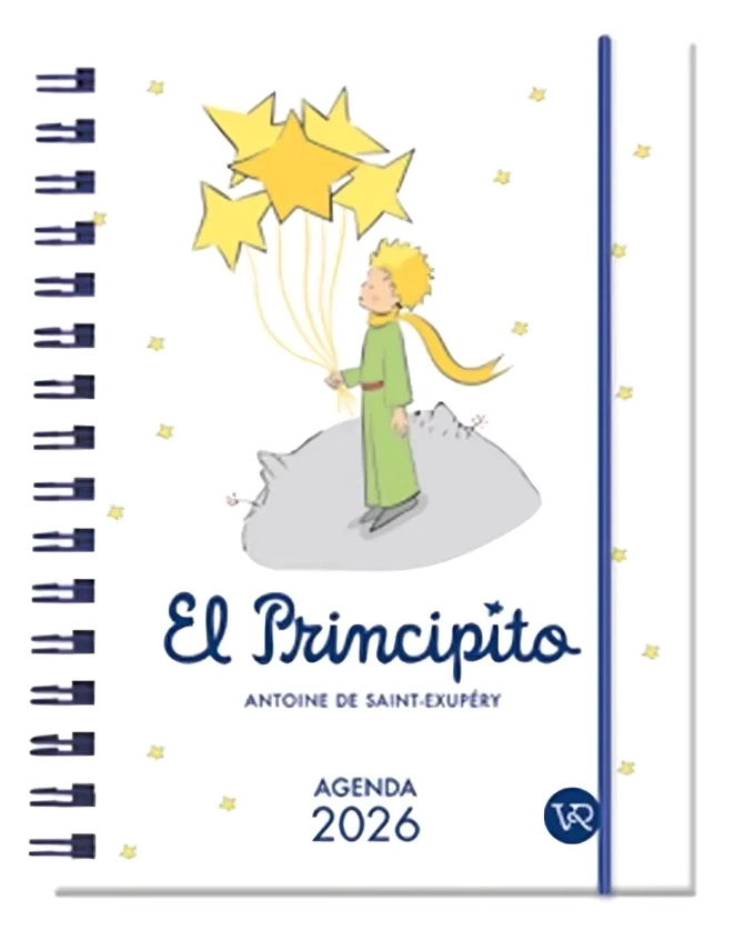 AGENDA 2026 EL PRINCIPITO-BLANCA-ANILLADA-ANTOINE DE SAINT-EXUPERY - 1