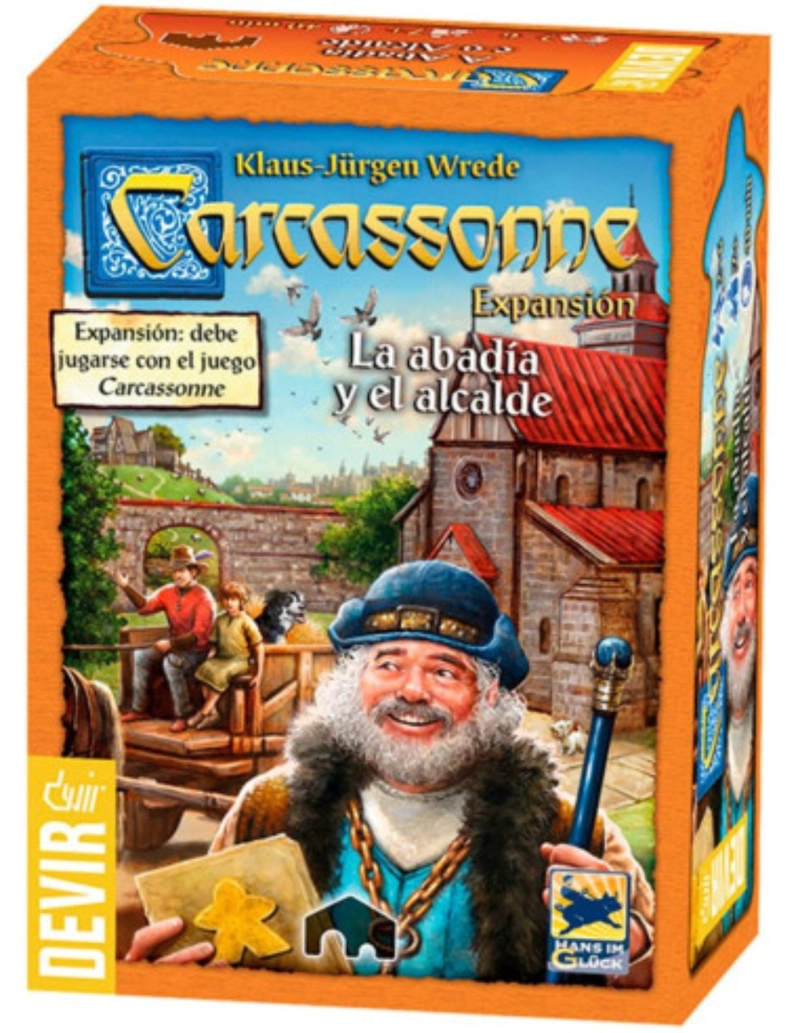 JUEGO CARCASSONNE: LA ABADIA Y EL ALCALDE (2DA EDICION) - 1