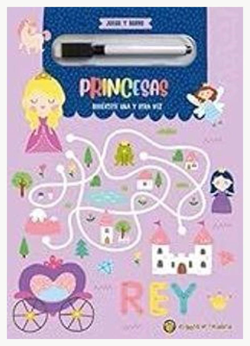 LIBRO PRINCESAS-JUEGA Y BORRA - EL GATO DE HOJALATA - 1