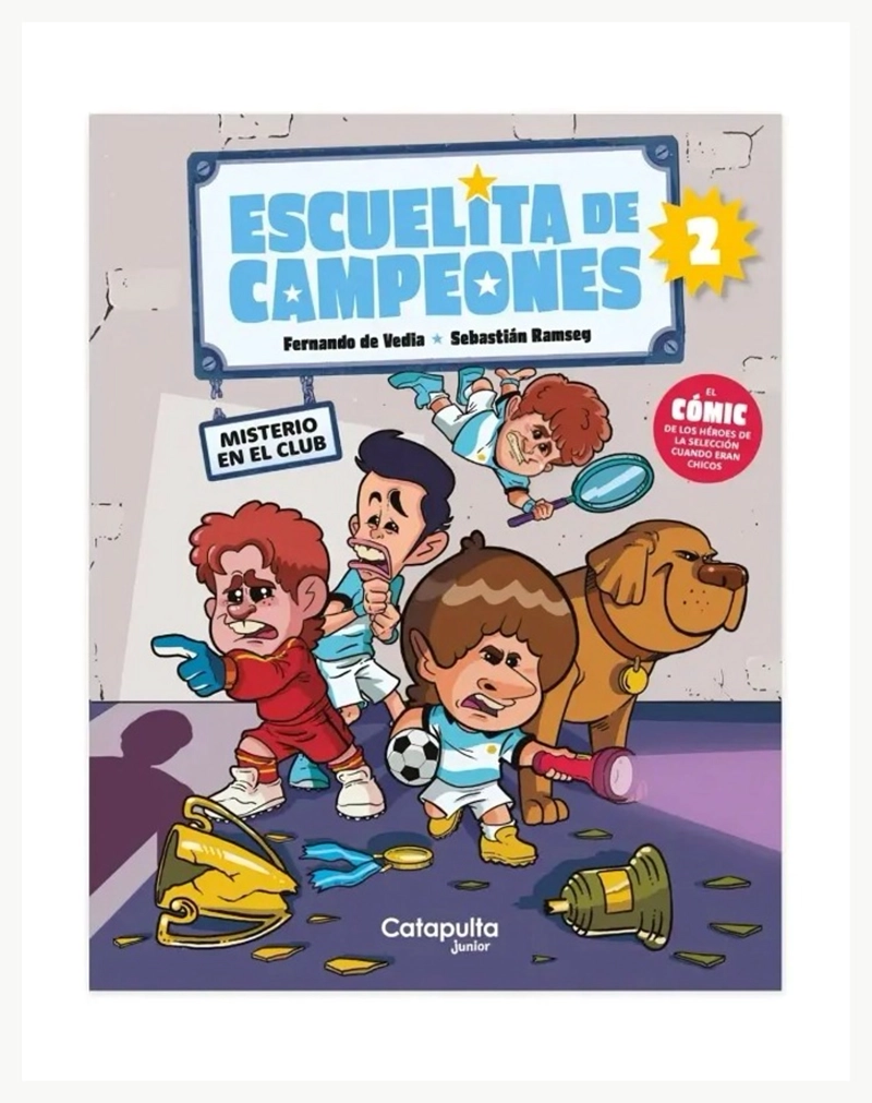 LIBRO ESCUELITA DE CAMPEONES: MISTERIO EN EL CLUB - FERNANDO DE VEDIA - 1