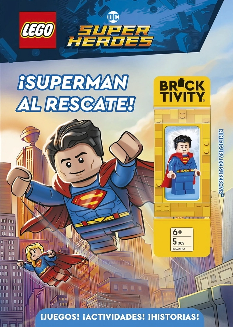 LIBRO LEGO DC COMICS SUPER HEROES.! SUPERMAN AL RESCATE! - VARIOS AUTORES - 1