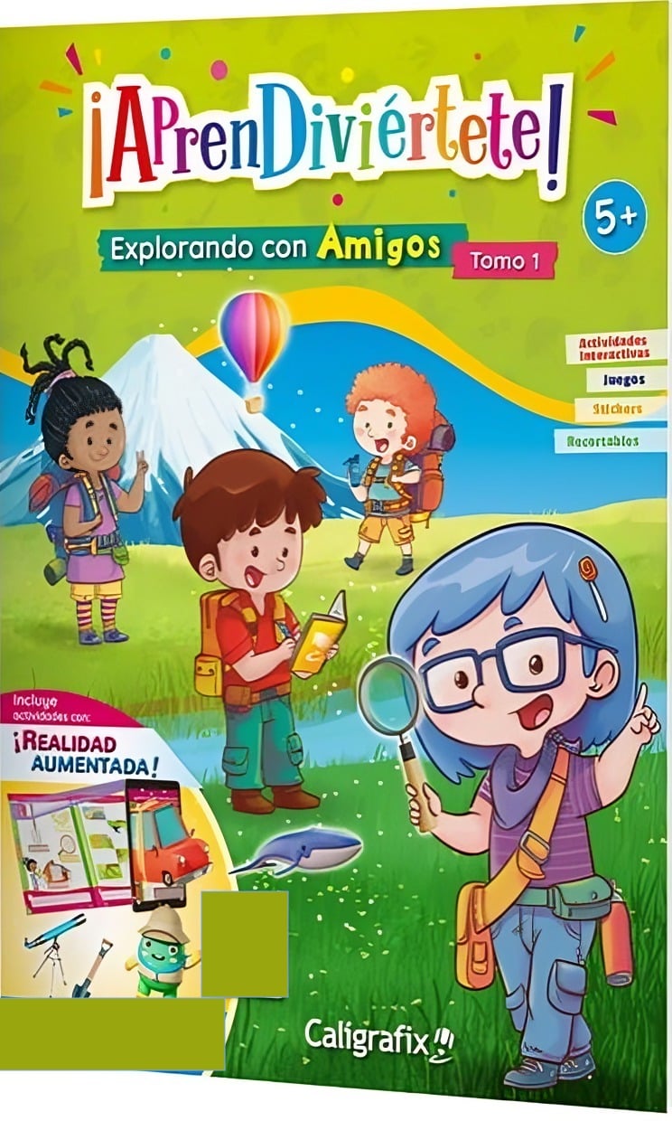 LIBRO APRENDIVIERTETE - EXPLORANDO CON AMIGOS TOMO 1 - MONICA LEPIN CONTRERAS - 1