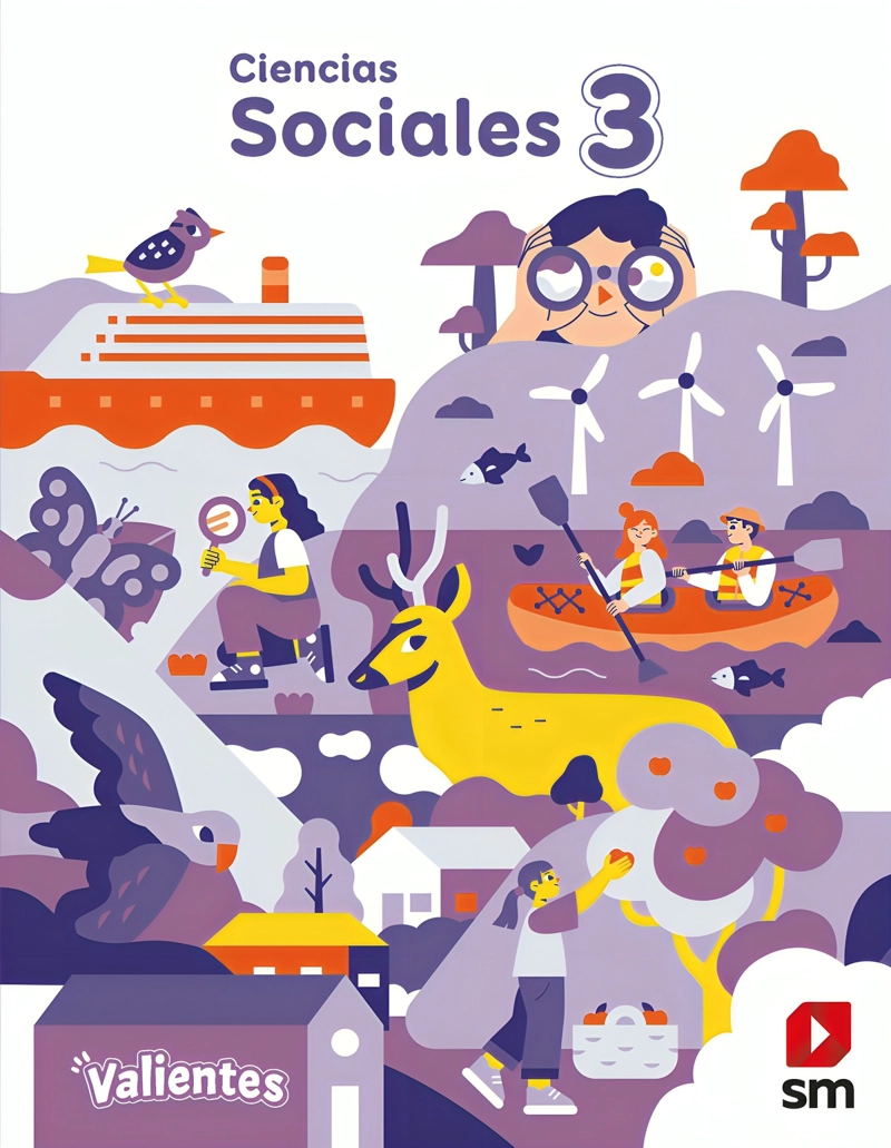 TEXTO PACK CIENCIAS SOCIALES 3° PROYECTO VALIENTES - EDICIONES SM - 1
