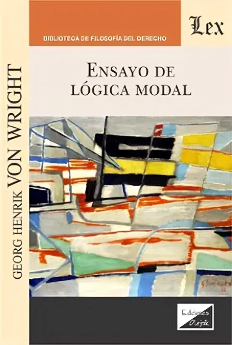LIBRO ENSAYO DE LOGICA MODAL - GEORG H. VON WRIGHT - 1