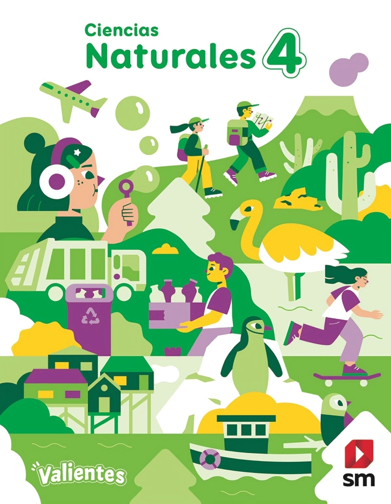 TEXTO PACK CIENCIAS NATURALES 4° PROYECTO VALIENTES - EDICIONES SM - 1