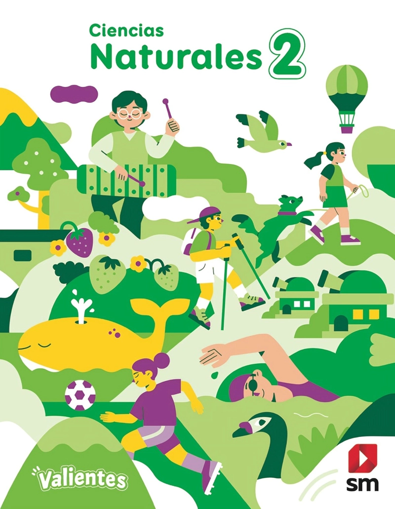 TEXTO PACK CIENCIAS NATURALES 2° PROYECTO VALIENTES - EDICIONES SM - 1