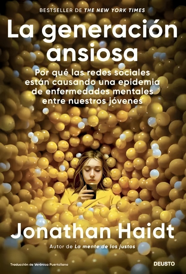 LIBRO LA GENERACION ANSIOSA - JONATHAN HAIDT - 1