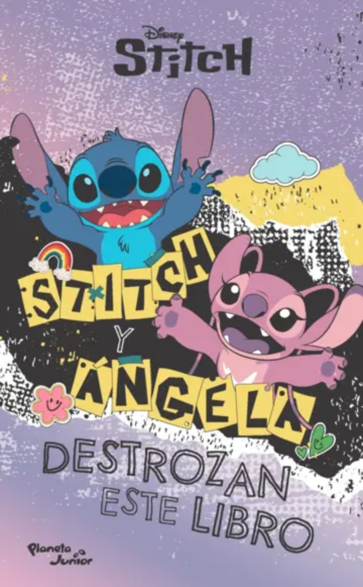 LIBRO STITCH & ANGEL DESTROZAN ESTE LIBRO - DISNEY - 1