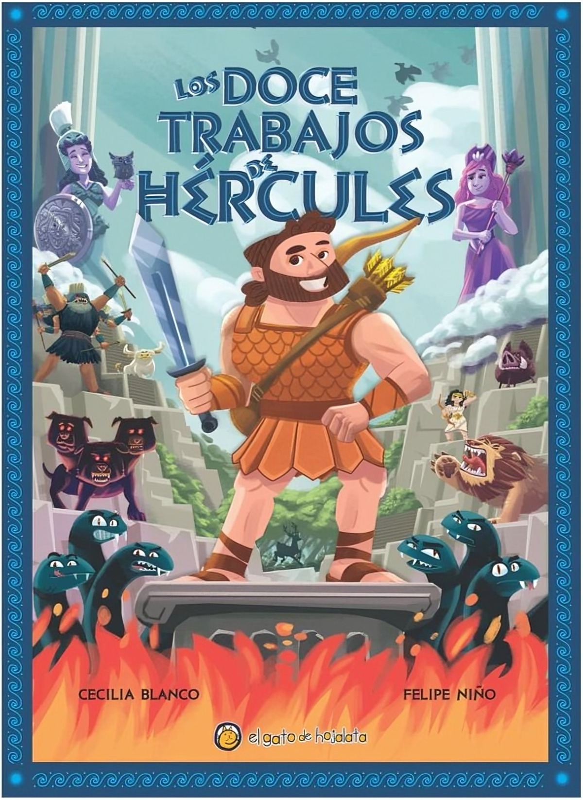 LIBRO LOS 12 TRABAJOS DE HE RCULES - EL GATO DE HOJALATA - 1