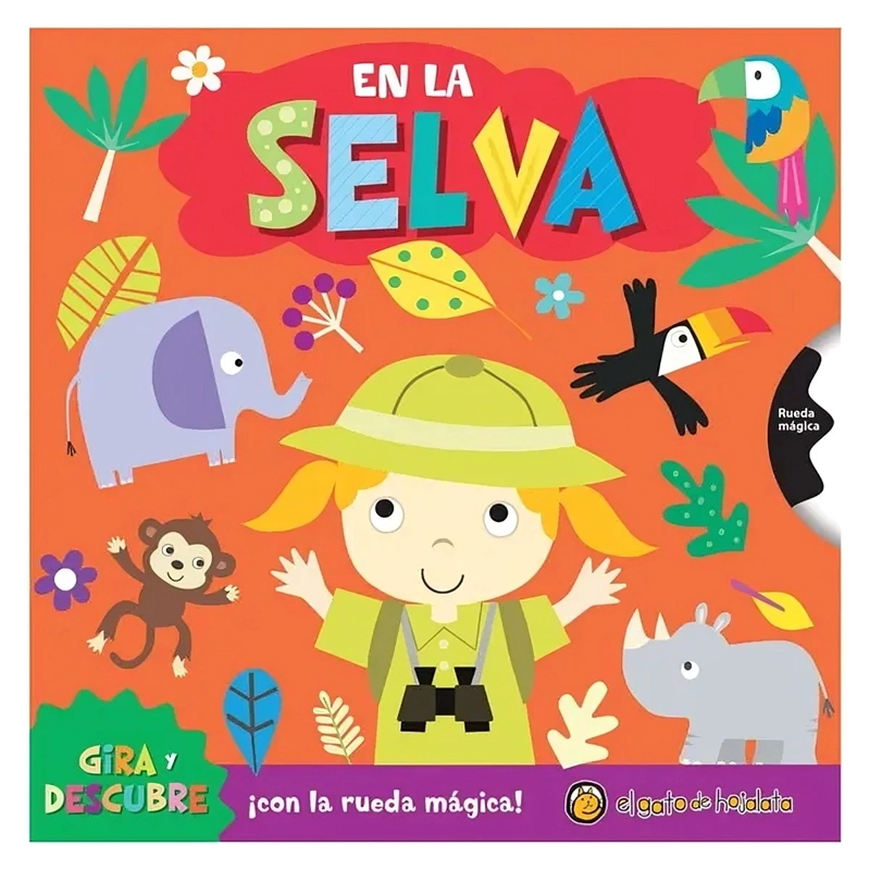 LIBRO EN LA SELVA *GIRA Y DESCUBRE* - EL GATO DE HOJALATA - 1