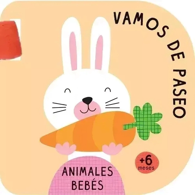 LIBRO VAMOS DE PASEO - ANIMALES BEBE S - CATAPULTA JUNIOR - 1