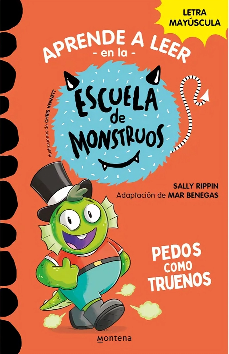 LIBRO APRENDER A LEER EN LA ESCUELA DE MONSTRUOS 7 - PEDOS COMO TRUENOS - SALLY RIPPIN - 1