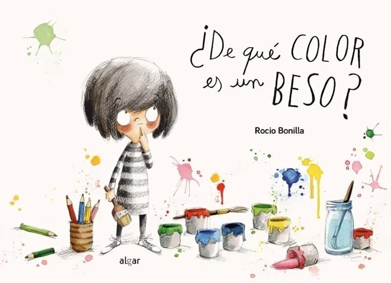 LIBRO ¿DE QUE  COLOR ES UN BESO? - ROCIO BONILLA - 1