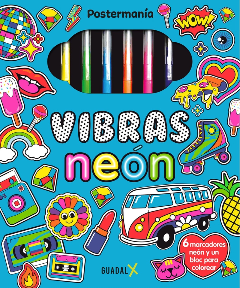 LIBRO VIBRAS NEON *POSTERMANIA* - EDITORIAL GUADAL S. A. - 1