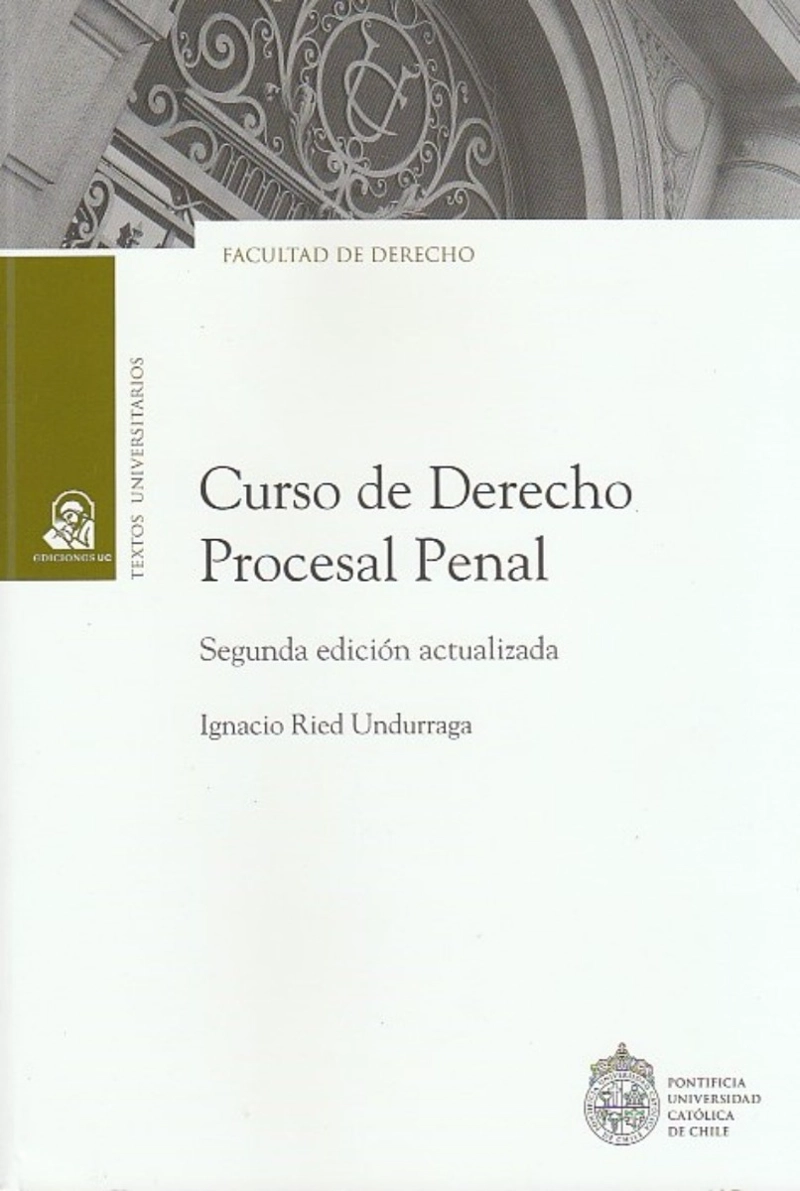 LIBRO CURSO DE DERECHO PROCESAL PENAL SEGUNDA EDICION ACTUALIZADA - IGNACIO RIED - 1