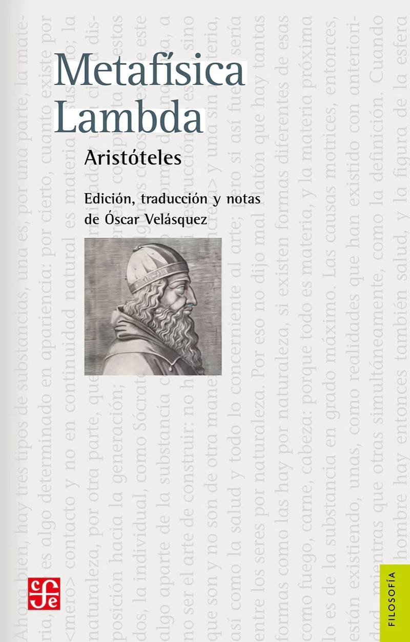 LIBRO METAFISICA LAMBDA - ARISTOTELES - 1