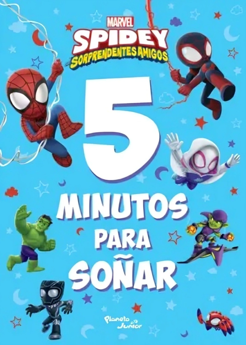 LIBRO SPIDEY Y SUS SORPRENDENTES AMIGOS. 5 MINUTOS PARA SOÑAR - DISNEY - 1