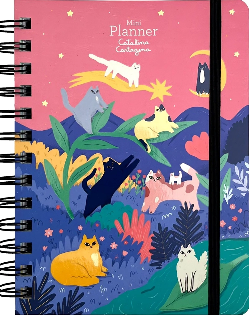 LIBRO MINI PLANNER: CATALINA CARTAGENA: GATOS - CATALINA CARTAGENA - 1