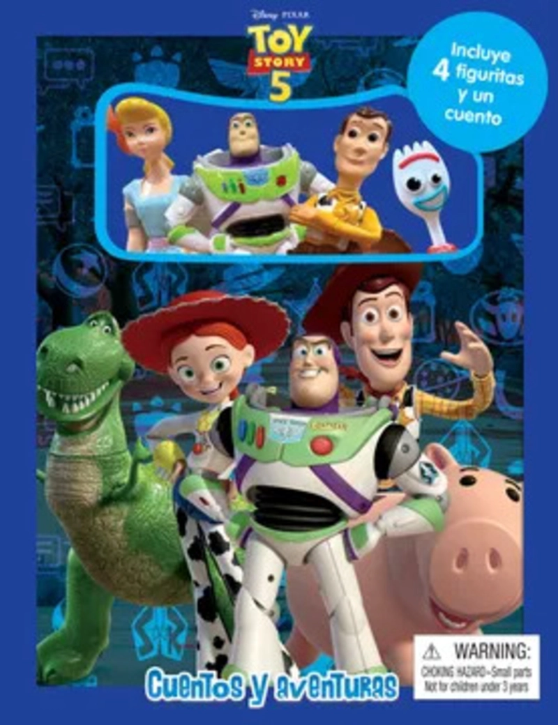 LIBRO DISNEY TOY STORY 5 CUENTOS Y AVENTURAS - 1