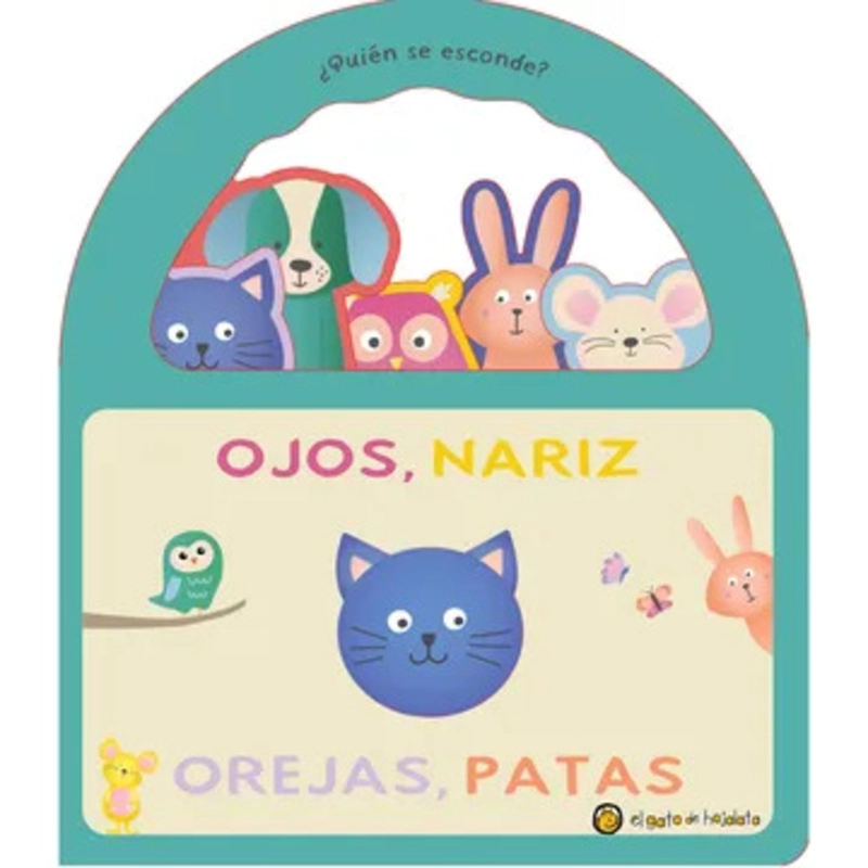 LIBRO ¿QUIE N SE ESCONDE? OJOS, NARIZ, OREJAS, PATAS - 1