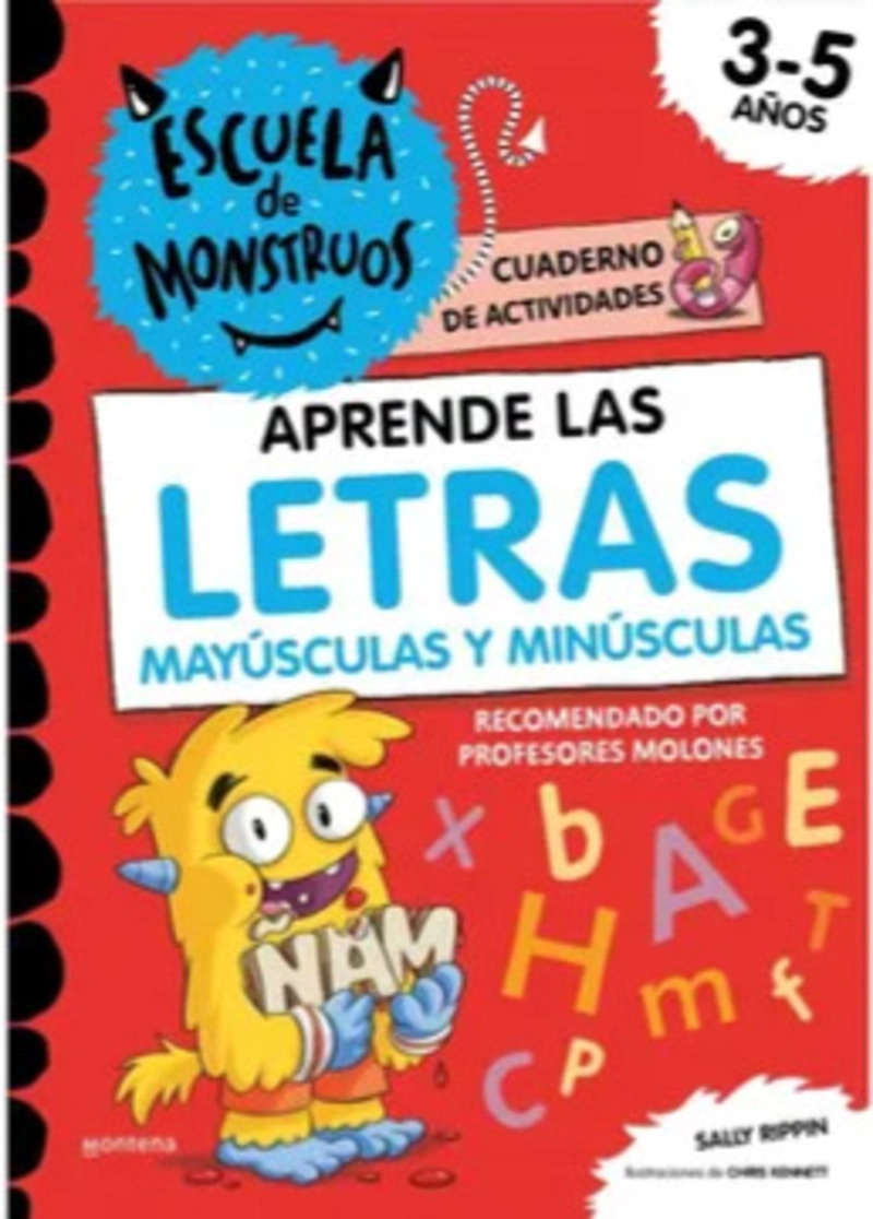 LIBRO ESCUELA DE MONSTRUOS. CUADERNO DE ACTIVIDADES - APRENDE LAS FORMAS - 1