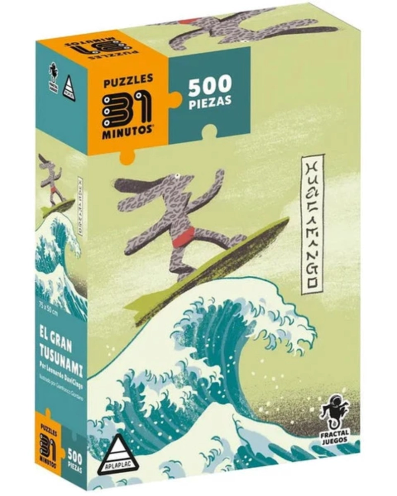 JUEGO PUZZLE 31 MIN 500 PCS - EL GRAN TUSUNAMI - 1