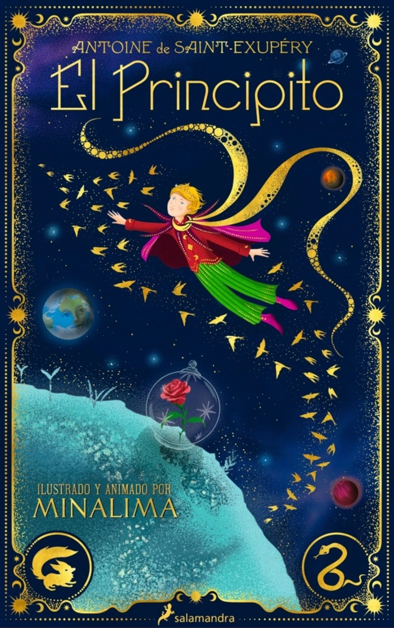 LIBRO EL PRINCIPITO (EDICION ILUSTRADA Y ANIMADA POR MINALIMA) - 1