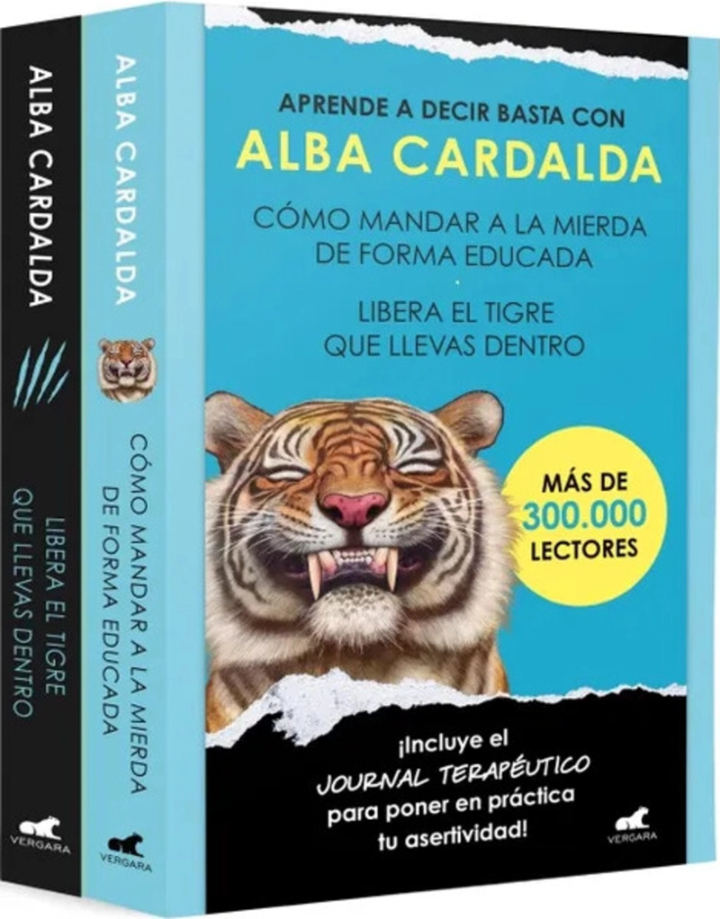 LIBRO PACK COMO MANDAR A LA M I E R D A DE FORMA EDUCADA - LIBERA EL TIGRE QUE LLEVAS DENTRO - 1