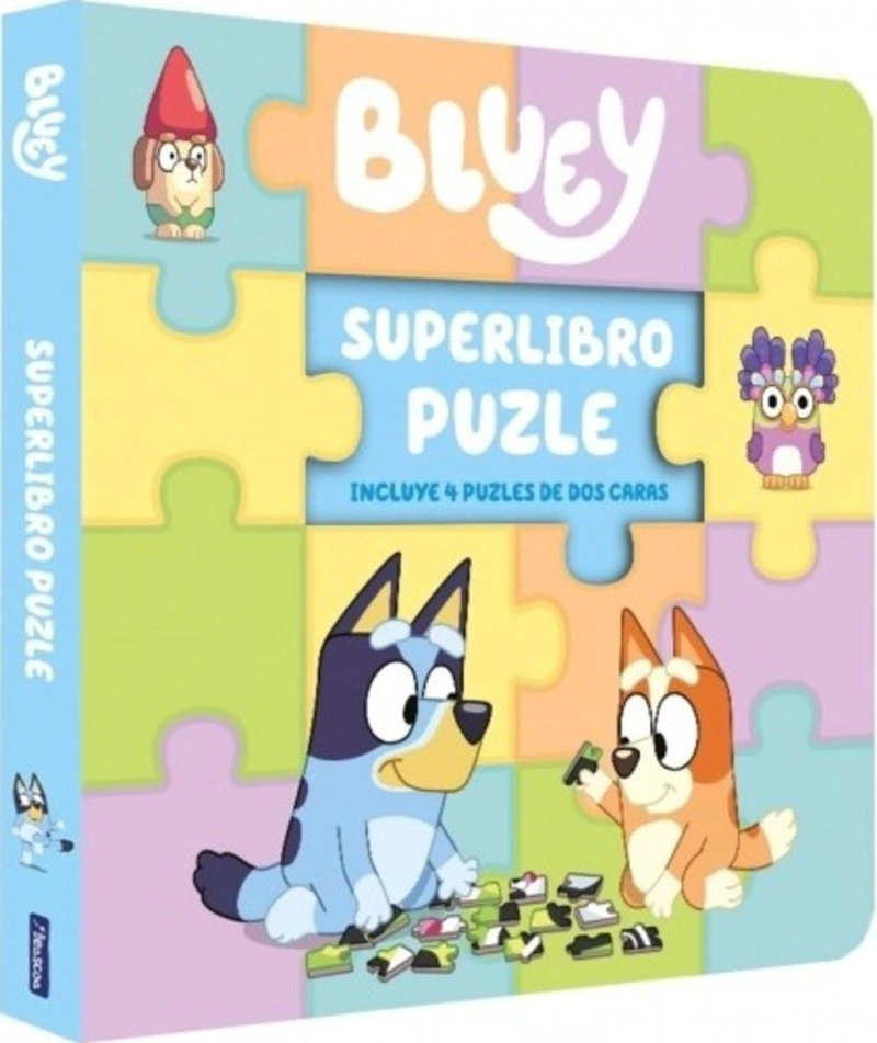 LIBRO BLUEY SUPERLIBRO PUZZLE. - 1