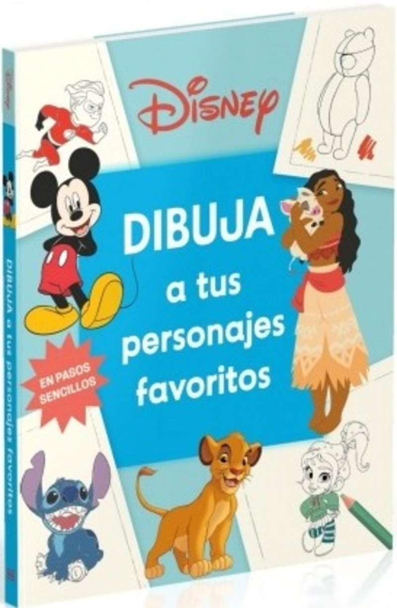 LIBRO DISNEY DIBUJA A TUS PERSONAJES FAVORITOS (LATAM) - 1