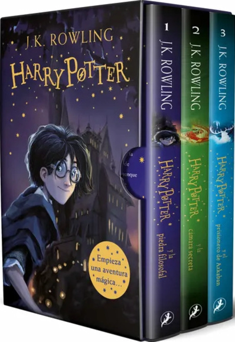 LIBRO HARRY POTTER POTTER (ESTUCHE 1, 2 Y 3) - 1