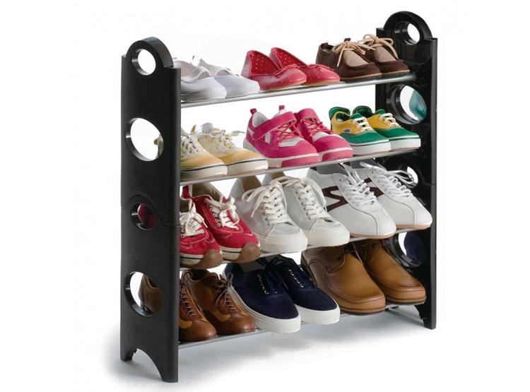 RACK ORGANIZADOR DE ZAPATOS PLEGABLE 3 NIVELES