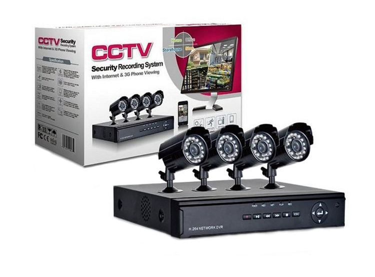 KIT DE SEGURIDAD 4 CAMARAS CCTV