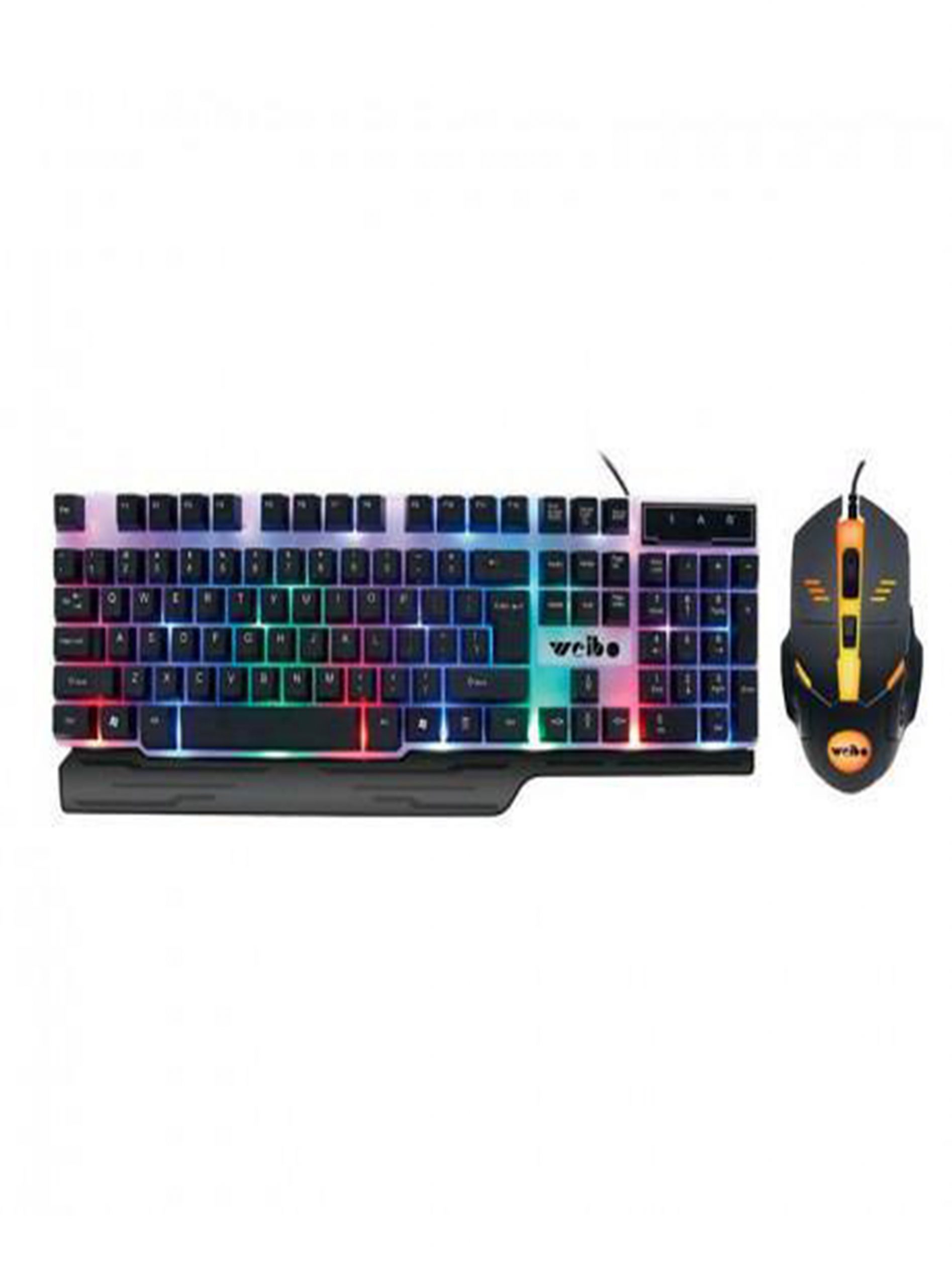 TECLADO + MOUSE INALAMBRICO GAMER - 1