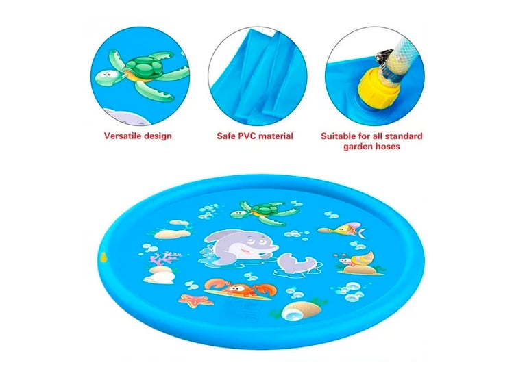 AFOMBRA DE AGUA TIPO LLUVIA PARA NIÑOS - 2