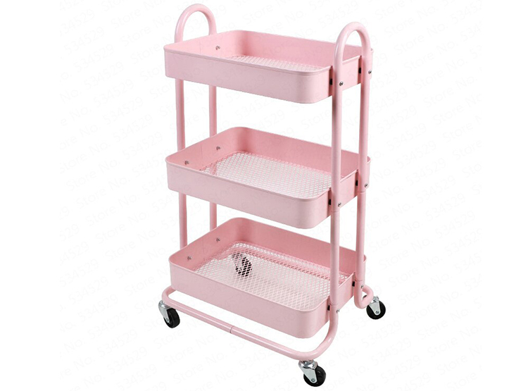 ESTANTE CARRO ORGANIZADOR 3 NIVELES CON RUEDAS - 4
