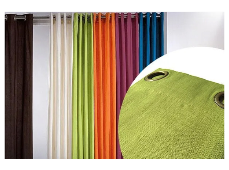 SET CORTINAS 2 PAÑOS SUN OUT ARGOLLA 140 X 230 AZUL - 3