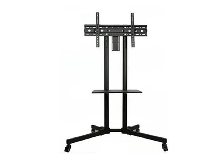 SOPORTE TV DEWINNER RACK MOBIBLE PEDESTAL CON RUEDAS NEGRO - 1